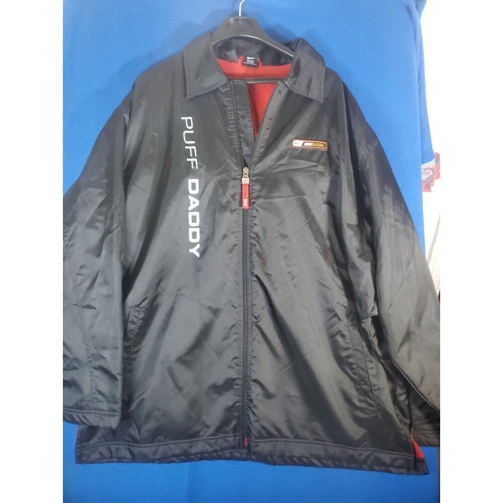 Vintage Nike Team Basketball 90s Puff Daddy Bad Boy Jacket Men's Size XL